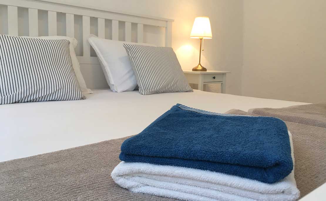 4 bedrooms, all equipped with air conditioning.